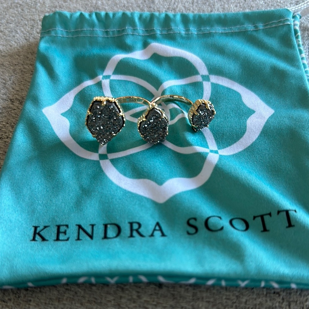 Kendra Scott Druzy Ring Set